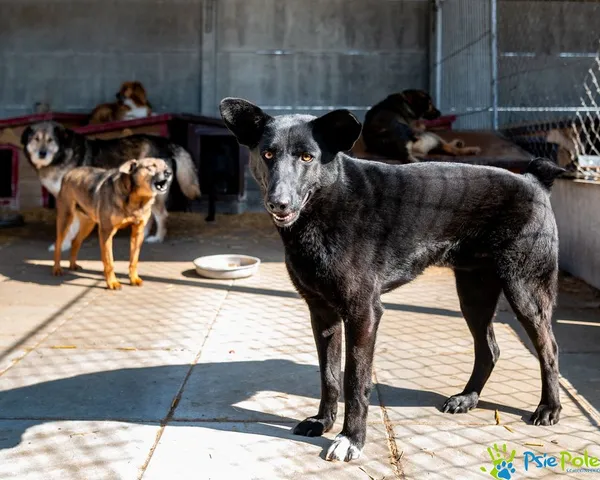 Pies do adopcji, Racławice, 5 sierpnia 2022 (4/5)