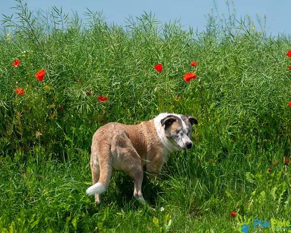 Pies do adopcji, Racławice, 12 kwietnia 2024 (1/5)